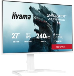 iiyama G-MASTER GB2771HSU-W1 Monitor PC 68,6 cm (27") 1920 x 1080 Pixel Bianco