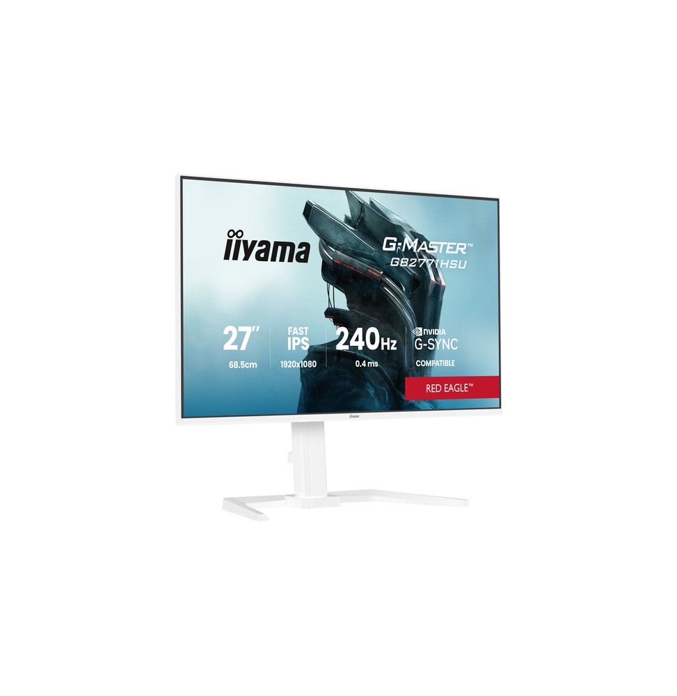 iiyama G-MASTER GB2771HSU-W1 Monitor PC 68,6 cm (27") 1920 x 1080 Pixel Bianco