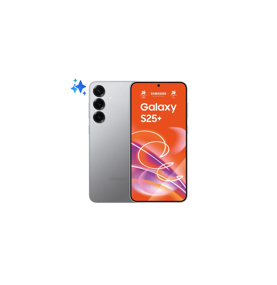 SM-S936BZSGEUE Samsung Galaxy S25+ Smartphone AI, Display 6.7'' QHD+ Dynamic AMOLED 2X, Fotocamera 5