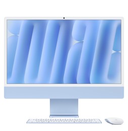 Apple iMac 24"Retina Display 4,5K, Chip M4 con CPU 10‑core, GPU 10‑core, 24GB, 512GB SSD, Blu