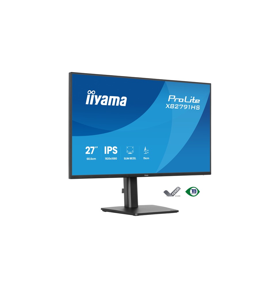 iiyama ProLite XB2791HS-B1 Monitor PC 68,6 cm (27") 1920 x 1080 Pixel Full HD LED Nero