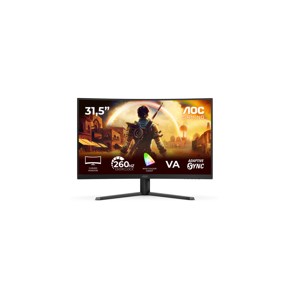 AOC G4 C32G42ZE Monitor PC 80 cm (31.5") 1920 x 1080 Pixel Full HD LED Nero, Rosso