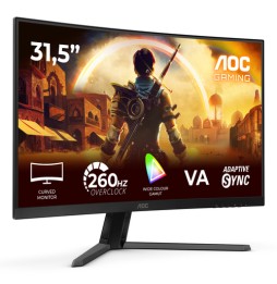 AOC G4 C32G42ZE Monitor PC 80 cm (31.5") 1920 x 1080 Pixel Full HD LED Nero, Rosso