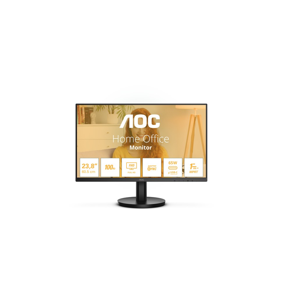 AOC 24B3CA2 Monitor PC 60,5 cm (23.8") 1920 x 1080 Pixel Full HD LED Nero