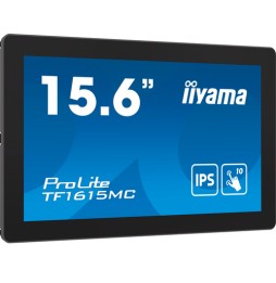 iiyama ProLite TF1615MC-B1 Monitor PC 39,6 cm (15.6") 1920 x 1080 Pixel Full HD Touch screen Nero
