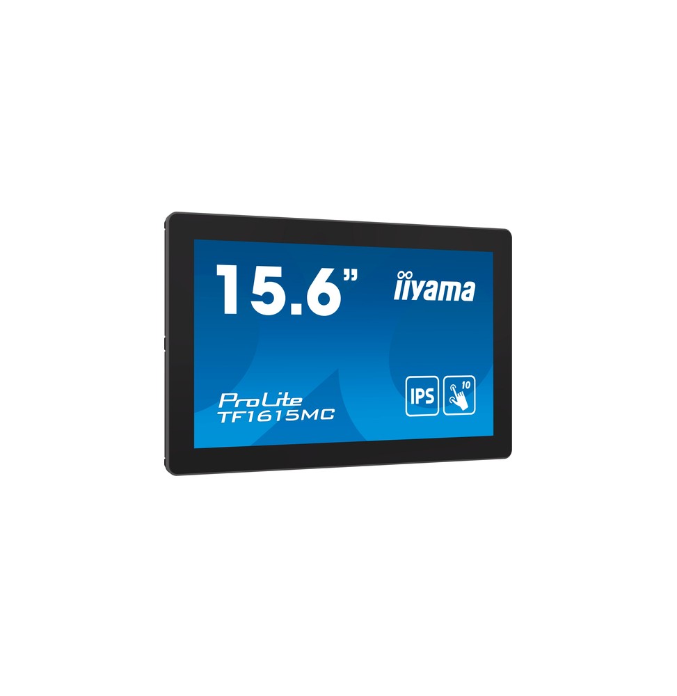 iiyama ProLite TF1615MC-B1 Monitor PC 39,6 cm (15.6") 1920 x 1080 Pixel Full HD Touch screen Nero