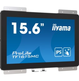 iiyama ProLite TF1615MC-B1 Monitor PC 39,6 cm (15.6") 1920 x 1080 Pixel Full HD Touch screen Nero