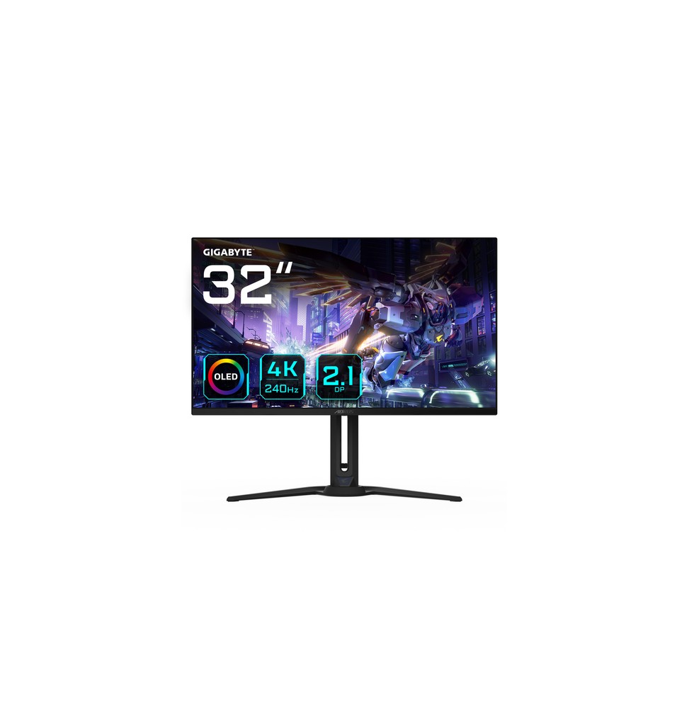AORUS FO32U2P GIGABYTE AORUS Monitor da gioco OLED FO32U2P da 32” - 3840 x 2160 (UHD), 240Hz, 0,03ms