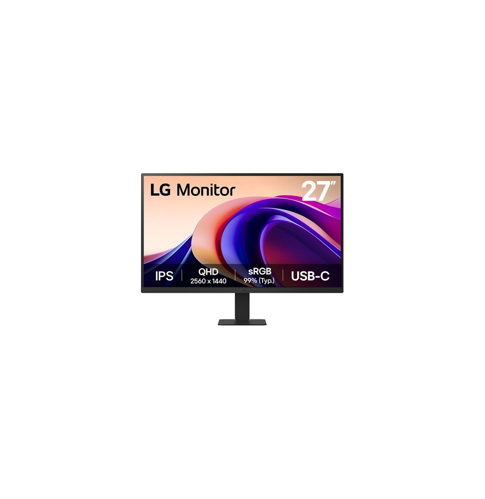 27U631A-B LG 27'' QHD Monitor Monitor PC 68,6 cm (27") 2560 x 1440 Pixel Quad HD Nero