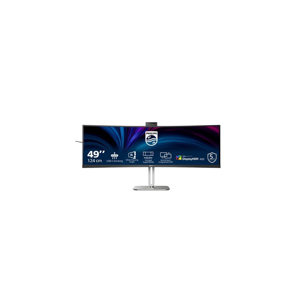 Philips Serie 5000 49B2U5900CH/00 Monitor PC 124 cm (48.8") 5120 x 1440 Pixel Dual QHD LCD Nero