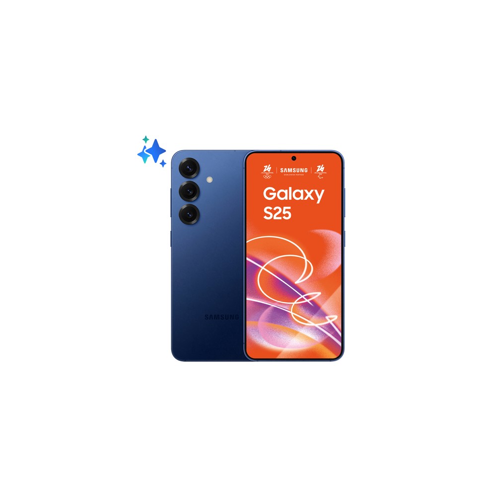 SM-S931BDBDEUE Samsung Galaxy S25 Smartphone AI, Display 6.2'' FHD+ Dynamic AMOLED 2X, Fotocamera 50