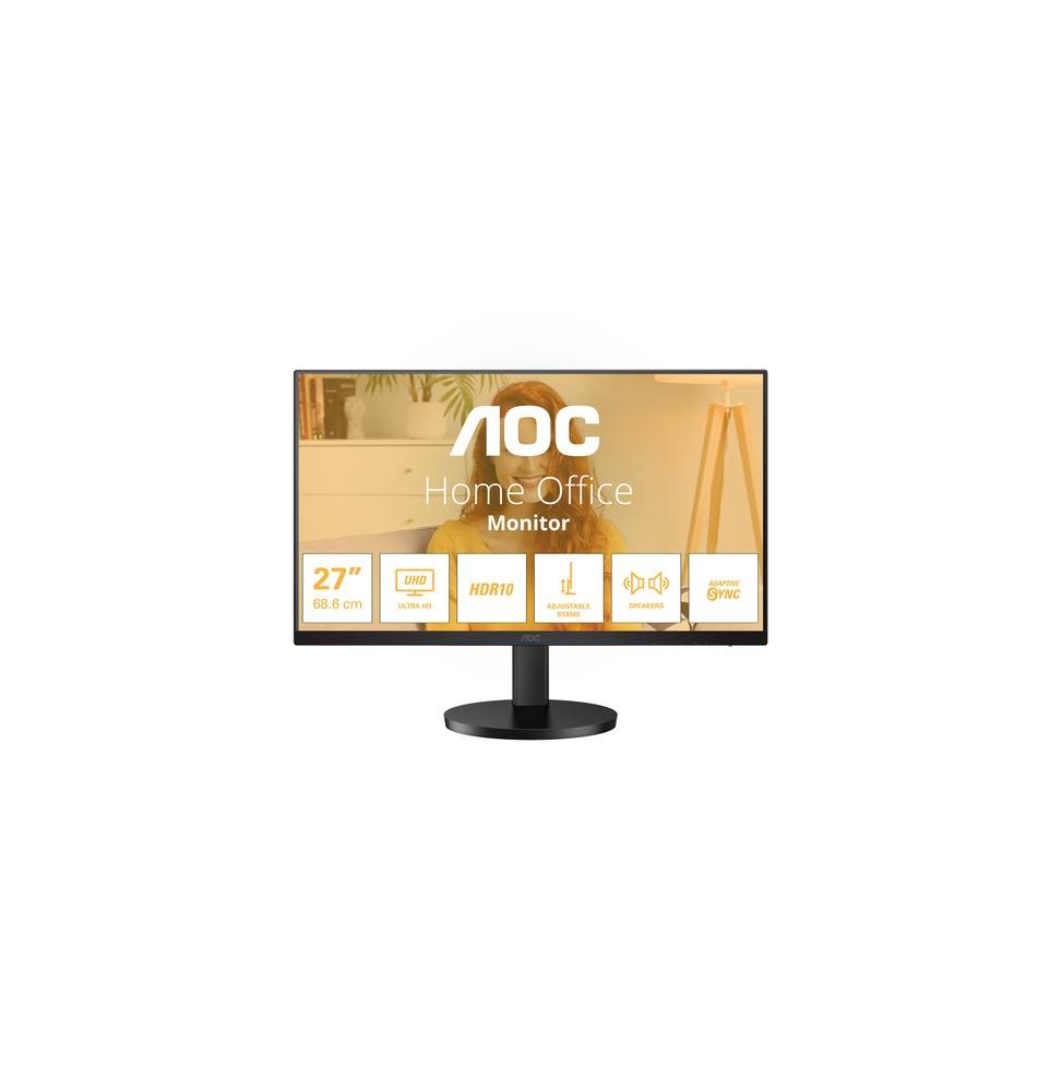 AOC U27B3AF Monitor PC 68,6 cm (27") 3840 x 2160 Pixel 4K Ultra HD LED Nero
