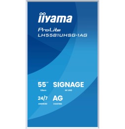 iiyama LH5581UHSG-1AG visualizzatore di messaggi Pannello piatto interattivo 138,7 cm (54.6") Wi-Fi