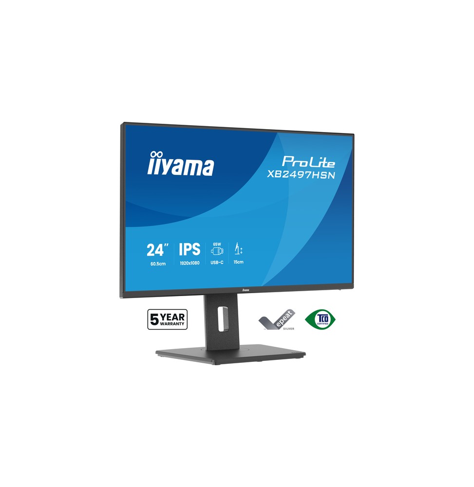 iiyama ProLite XB2497HSN-B1 Monitor PC 60,5 cm (23.8") 1920 x 1080 Pixel Full HD LED Nero