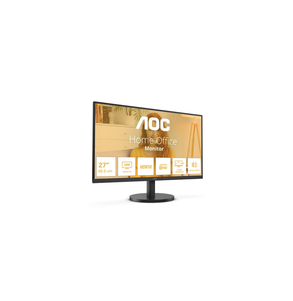 AOC B3 U27B3M Monitor PC 68,6 cm (27") 3840 x 2160 Pixel 4K Ultra HD LCD Nero