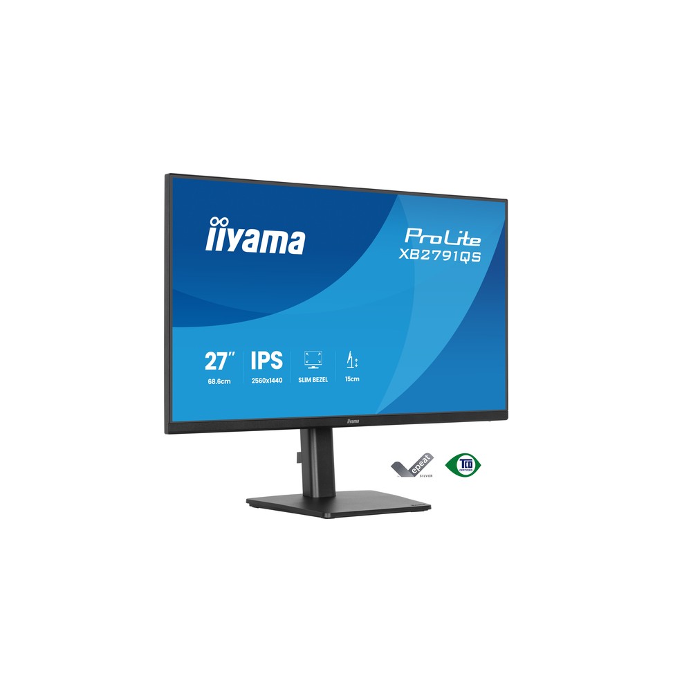 iiyama ProLite XB2791QS-B1 Monitor PC 68,6 cm (27") 2560 x 1440 Pixel Quad HD LED Nero