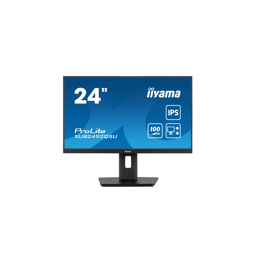 iiyama ProLite XUB2492QSU-B1 Monitor PC 60,5 cm (23.8") 2560 x 1440 Pixel Wide Quad HD LED Nero
