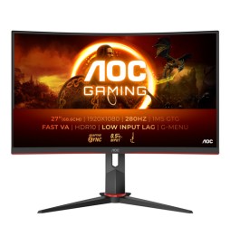 AOC G2 C27G2Z3/BK Monitor PC 68,6 cm (27") 1920 x 1080 Pixel Full HD LED Nero, Rosso