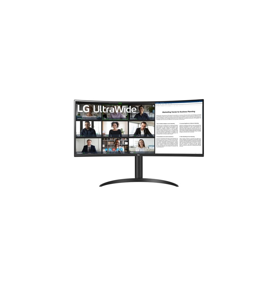 LG 34WR55QK-B Monitor PC 86,4 cm (34") 3440 x 1440 Pixel Wide Quad HD Nero