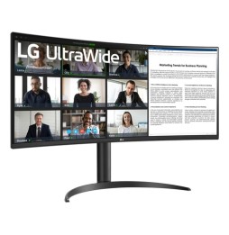 LG 34WR55QK-B Monitor PC 86,4 cm (34") 3440 x 1440 Pixel Wide Quad HD Nero
