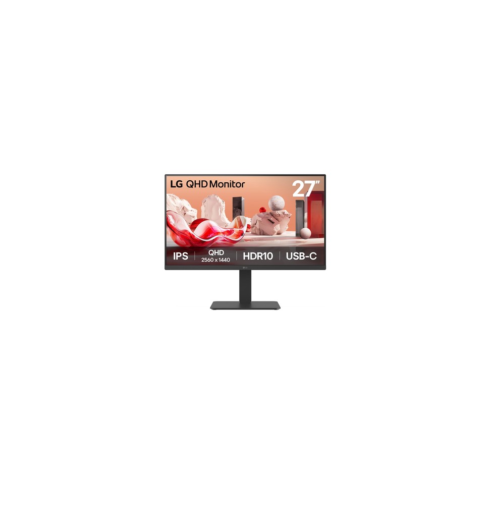 LG 27BA65QB-B.AEU Monitor PC 68,6 cm (27") 2560 x 1440 Pixel Wide Quad HD LED Nero