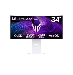 LG 34GX90SA-W Monitor PC 86,4 cm (34") 3440 x 1440 Pixel Wide Quad HD OLED Bianco
