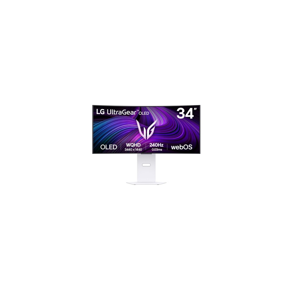 LG 34GX90SA-W Monitor PC 86,4 cm (34") 3440 x 1440 Pixel Wide Quad HD OLED Bianco