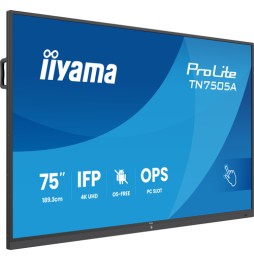 iiyama TN7505A-B1AG visualizzatore di messaggi Pannello piatto interattivo 189,3 cm (74.5") 500 cd/m