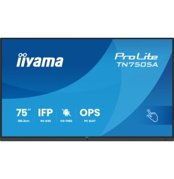 iiyama TN7505A-B1AG visualizzatore di messaggi Pannello piatto interattivo 189,3 cm (74.5") 500 cd/m