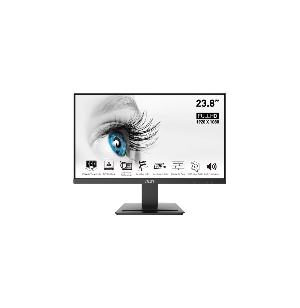 PRO MP243X MSI Pro MP243X Monitor PC 60,5 cm (23.8") 1920 x 1080 Pixel Full HD Nero