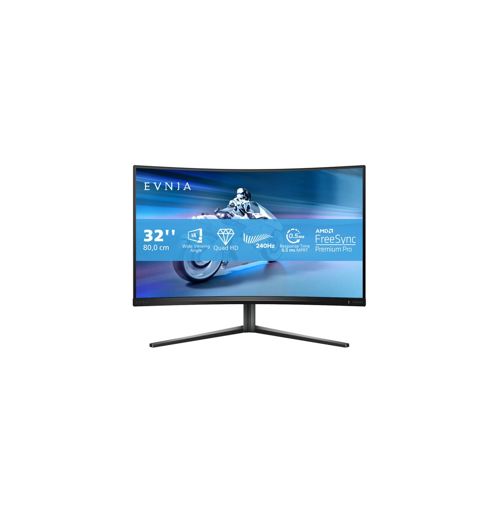 Philips Evnia 5000 32M2C5500W/00 Monitor PC 80 cm (31.5") 2560 x 1440 Pixel Quad HD LCD Nero