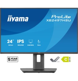 iiyama ProLite XB2497HSU-B1 Monitor PC 60,5 cm (23.8") 1920 x 1080 Pixel Full HD LED Nero
