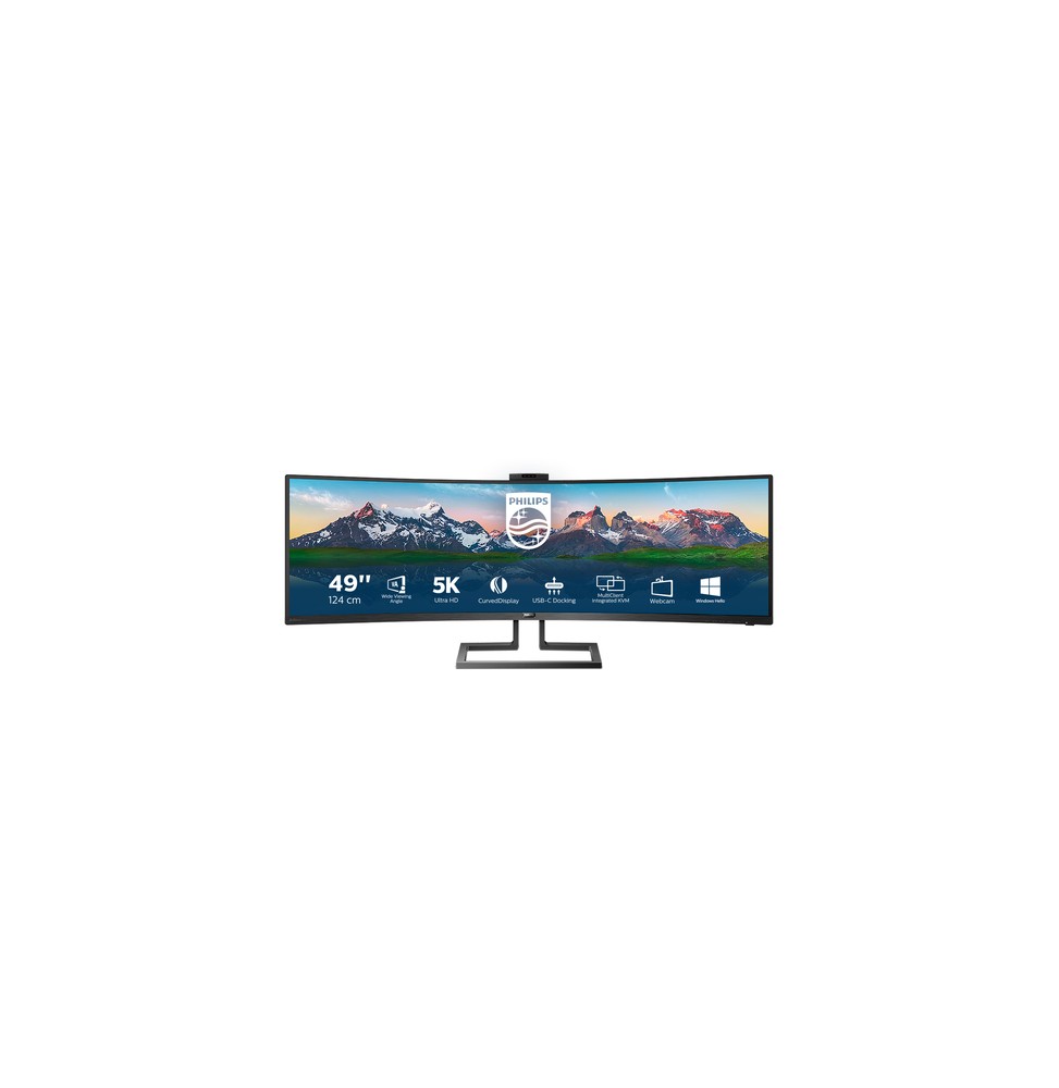 Philips P Line Display LCD curvo in 32:9 SuperWide 499P9H/00