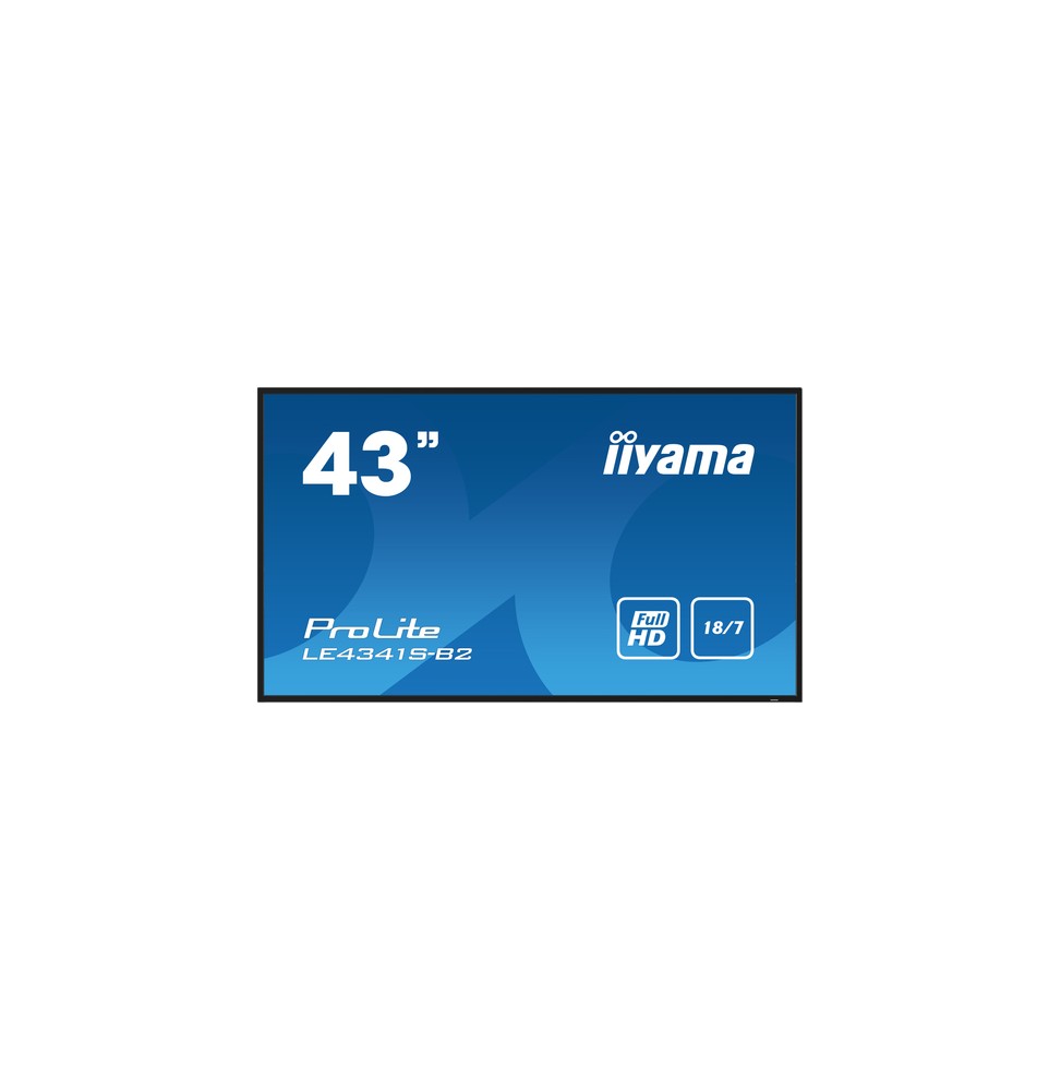 iiyama PROLITE LE4341S-B2 Pannello piatto per segnaletica digitale 108 cm (42.5") LCD 350 cd/m² Full