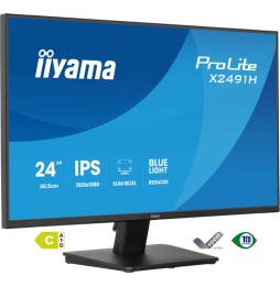 iiyama ProLite X2491H-B1 Monitor PC 60,5 cm (23.8") 1920 x 1080 Pixel Full HD LCD Nero