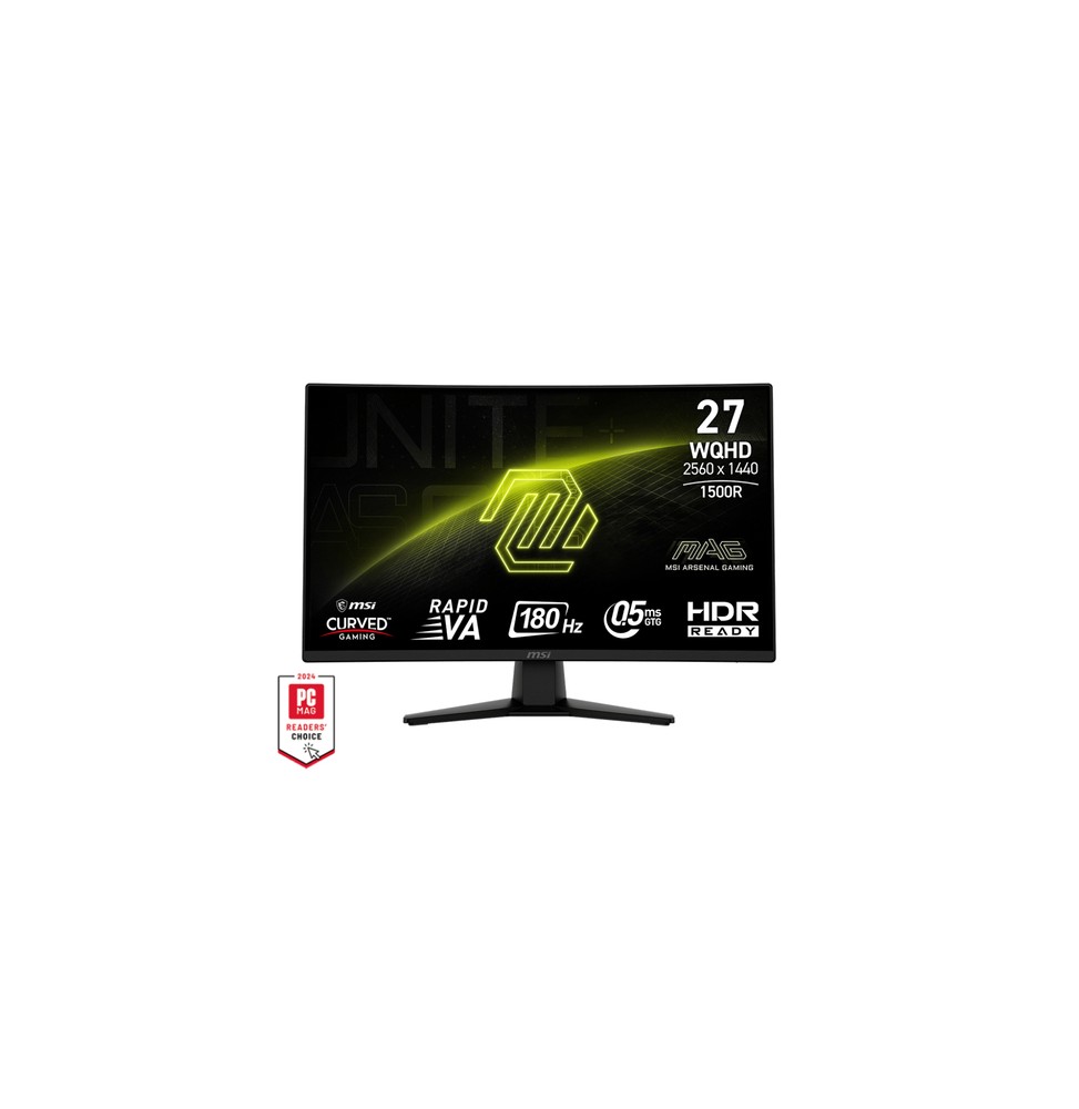 MSI MAG 274CQF Monitor PC 68,6 cm (27") 2560 x 1440 Pixel Wide Quad HD Nero