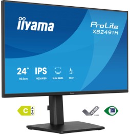 iiyama ProLite XB2491H-B1 Monitor PC 60,5 cm (23.8") 1920 x 1080 Pixel Full HD LCD Nero