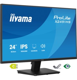 iiyama ProLite X2491HS-B1 Monitor PC 60,5 cm (23.8") 1920 x 1080 Pixel Full HD LCD Nero