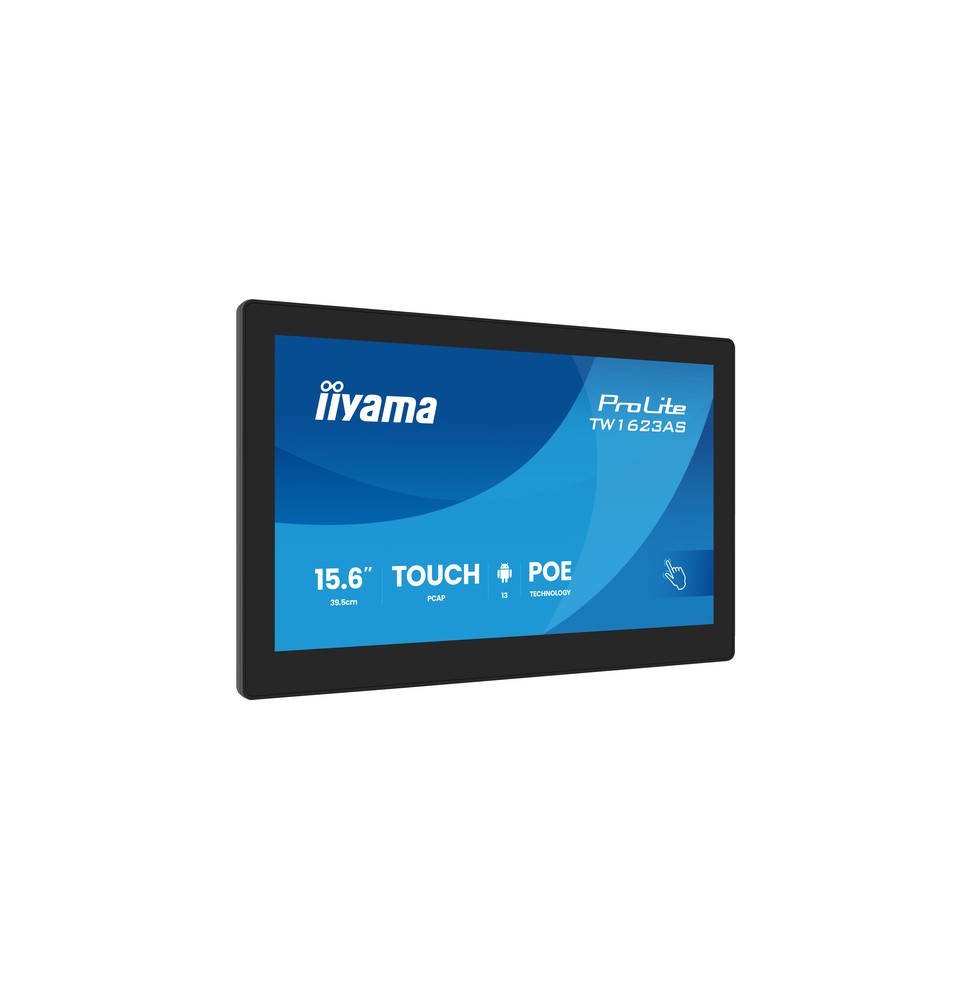 iiyama TW1623AS-B3P Monitor PC 39,6 cm (15.6") 1920 x 1080 Pixel Full HD LED Touch screen Nero