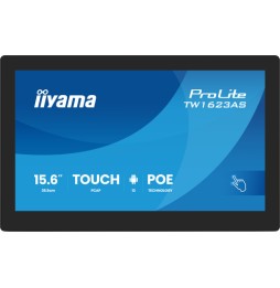 iiyama TW1623AS-B3P Monitor PC 39,6 cm (15.6") 1920 x 1080 Pixel Full HD LED Touch screen Nero