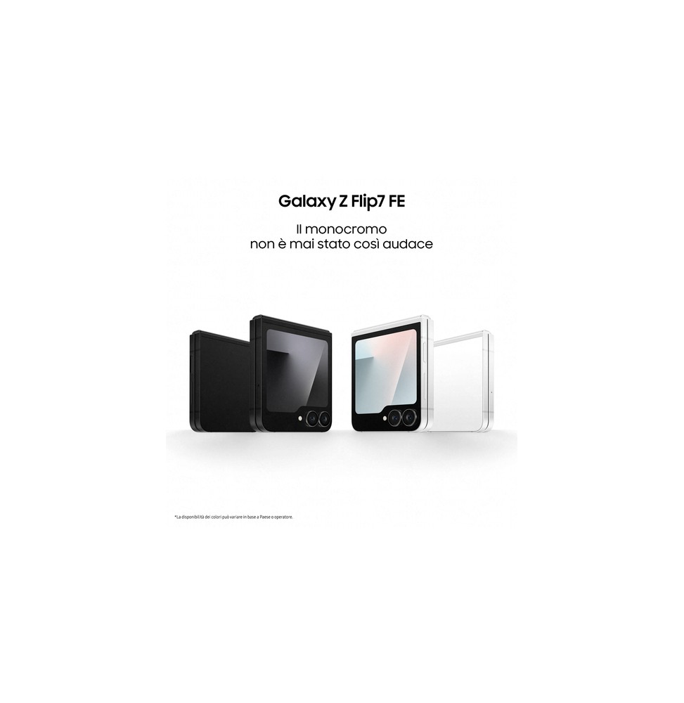 SM-F761BZWHEUE Samsung Galaxy Z Flip7 FE Smartphone AI, RAM 8GB, 256GB, Display 3,4" Super AMOLED/6,