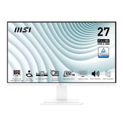 9S6-3PB4CH-219 MSI Pro MP273AWDE Monitor PC 68,6 cm (27") 1920 x 1080 Pixel Full HD LCD Bianco