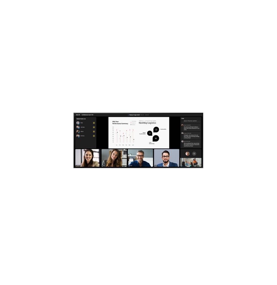Samsung LH105QPD5BGXEN visualizzatore di messaggi 2,67 m (105") Wi-Fi 500 cd/m² 5K Ultra HD Nero Tiz