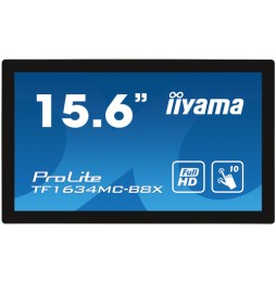 iiyama ProLite TF1634MC-B8X Monitor PC 39,6 cm (15.6") 1920 x 1080 Pixel Full HD LED Touch screen Mu