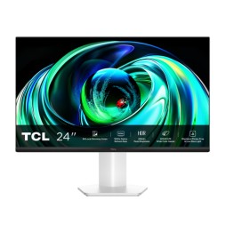 TCL 24G54 Monitor PC 60,5 cm (23.8") 1920 x 1080 Pixel Full HD QLED Bianco
