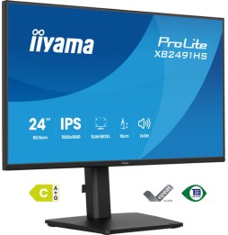 iiyama ProLite XB2491HS-B1 Monitor PC 60,5 cm (23.8") 1920 x 1080 Pixel Full HD LCD Nero