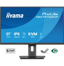 iiyama ProLite XB2797QSNP-B1 Monitor PC 68,6 cm (27") 2560 x 1440 Pixel Quad HD LED Nero