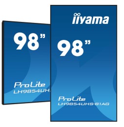 iiyama LH9854UHS-B1AG visualizzatore di messaggi Pannello piatto per segnaletica digitale 2,48 m (97