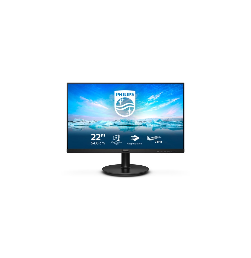Philips V Line 222V8LA/00 Monitor PC 54,6 cm (21.5") 1920 x 1080 Pixel Full HD LCD Nero