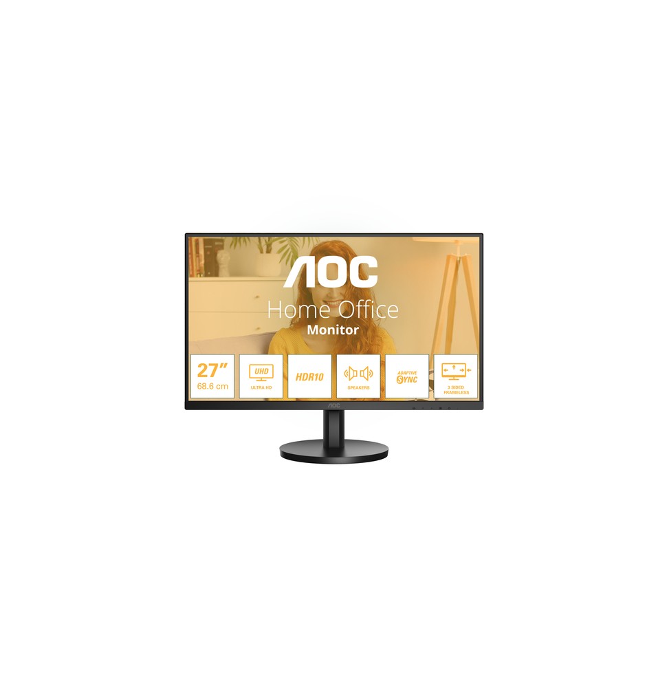 AOC B3 U27B3A Monitor PC 68,6 cm (27") 3840 x 2160 Pixel 4K Ultra HD LCD Nero